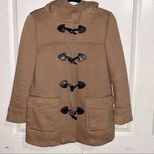 Forever 21 | Brown Duffle Hooded Coat S